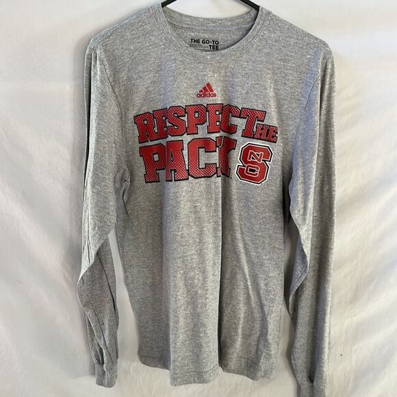 Adidas “Respect the Pack” NC State long sleeve T-shirt - Picture 2 of 3